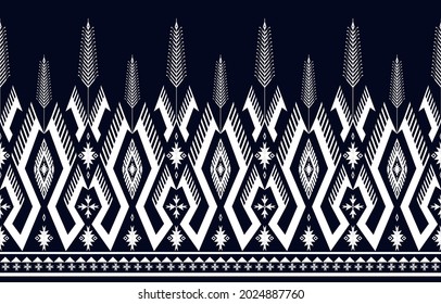 Fondo del patrón de quevron del ikat étnico Patrón tradicional en la tela 
en Indonesia y otros países asiáticos