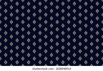 Ethnic ikat chevron pattern background Traditional pattern on the fabric 
in Indonesia and other Asian countries