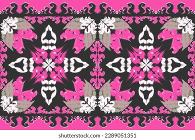 Ethnische kat-Chevron Muster Hintergrund Traditionelles Muster auf dem Gewebe in Indonesien und anderen asiatischen Ländern.