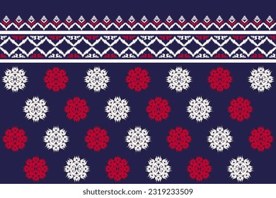 Fondo del patrón de cheurón de ikat étnico Patrón tradicional de tela en Indonesia.