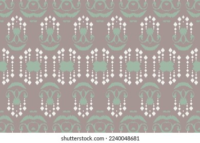 Ethnic ikat damask batik textile seamless pattern digital vector design for Print saree Kurti Borneo Fabric border brush symbols swatches stylish