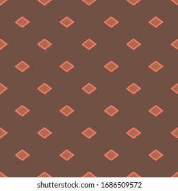 Patrón de diamante de ikat étnico.Vector perfectamente ilustrado.  Imagen para imprimir en papel, papel pintado, cubiertas, tejidos.
