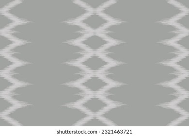 Ethnic Ikat fabric pattern geometric style.African Ikat embroidery Ethnic oriental pattern gray background. Abstract,vector,illustration.Texture,frame,scarf,decoration,wallpaper,silk motif.