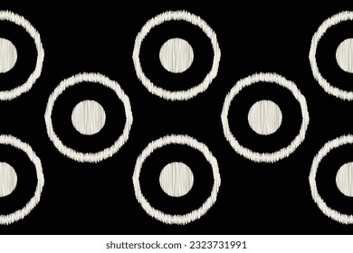 Ethnic Ikat fabric pattern geometric style.African Ikat embroidery Ethnic oriental pattern black background. Abstract,vector,illustration.Texture,frame,scarf,decoration,carpet,wallpaper,silk motif.