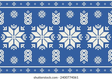 Estilo geométrico del patrón de tela de Ikat de origen étnico. bordado de ikat de origen étnico oriental de color crema marrón. Resumen,vector,ilustración.Antecedentes con ornamento tribal azteca.