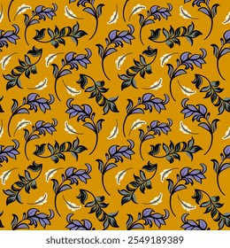 Ethnische Ikat florale nahtlose Muster. Stickerei , florale vintage pattern.print gestreifte Ornament floral. Textur Textil Hintergrund Vektorgrafik verzieren eleganten Luxus Vintage Retro-Stil.