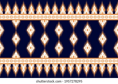 Ethnic ikat geometric native tribal boho aztec fabric carpet mandalas african american pattern for printing on fabric cotton silk curtain pillow mask bag shirts. Ikat vecter illustrations. 