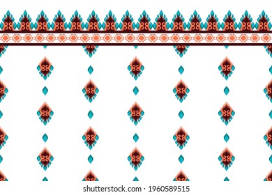 Diseño de patrones indio sin fisuras. tela tribal geométrica alfombra azteca nativa boho mandalas chevron africano papel de pared textil. Fondo de las ilustraciones del vector de textura de almohada.