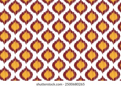 Patrón de ikat étnico. Hermoso patrón. Bordado de Folk, estilo bohemio, estampado de adornos de arte geométrico azteca. Arte abstracto étnico. Diseño de tela sin costuras para tela, alfombra, Fondo de pantalla y ropa