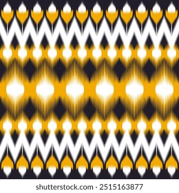 Padrão étnico ikat belo padrão, estilo de moda, arte geométrica azteca ornamento print.étnica abstrata art.Seamless fabric.design para tecido, tapete, roupas, papel de parede.