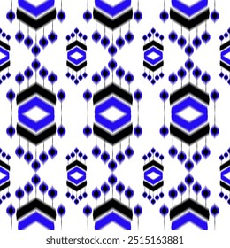 Ethnic ikat pattern beautiful pattern,fashion style,aztec geometric art ornament print.ethnic abstract art.Seamless fabric.design for fabric, carpet,clothing,wallpaper.