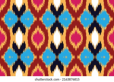 Ethnische Klimatmuster Nahtlose Ogee Abstraktes Design für Print-Hintergrund. , Teppich, Tapete, Kleidung, Umhüllung, Batik, Stoff, Vektorgrafik.Stickereistil.