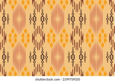 Ethnic ikat pattern tribal Africa vector oriental traditional design for background. Ikat is produced in many traditional textile centres around the world, including India to Central Asia, 