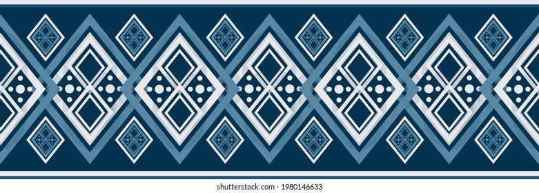 Ethnic ikat pattern Tribal pattern Ethnic Pakistan India geometric seamless native texture  Ethnic background for carpet, wallpaper, clothing, wrapping, Batik, fabric,fashion Vector Illustration