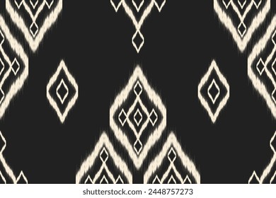 Ethnic ikat pattern.beautiful pattern. folk embroidery,bohemian style,aztec geometric art ornament print.ethnic abstract Inkatha art.Seamless fabric.design for fabric, carpet, wallpaper, clothing	