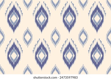 Ethnic ikat pattern.beautiful pattern. folk embroidery,bohemian style,aztec geometric art ornament print.ethnic abstract art.Seamless fabric.design for fabric, carpet, wallpaper, clothing