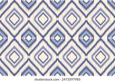 Ethnic ikat pattern.beautiful pattern. folk embroidery,bohemian style,aztec geometric art ornament print.ethnic abstract art.Seamless fabric.design for fabric, carpet, wallpaper, clothing