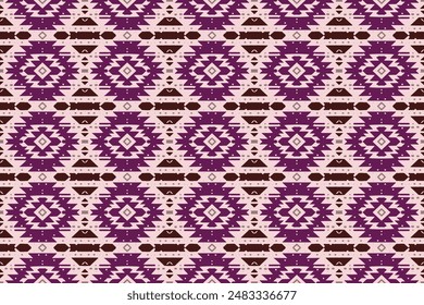 Ethnic ikat pattern.beautiful pattern. folk embroidery,bohemian style,aztec geometric art ornament print.ethnic abstract art.Seamless fabric.design for fabric, carpet, wallpaper, clothing