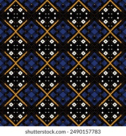 Ethnic ikat pattern.beautiful pattern. folk embroidery,bohemian style,aztec geometric art ornament print.ethnic abstract art.Seamless fabric.design for fabric, carpet, wallpaper, clothing