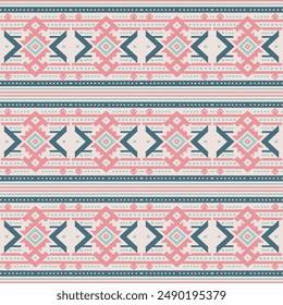 Ethnic ikat pattern.beautiful pattern. folk embroidery,bohemian style,aztec geometric art ornament print.ethnic abstract art.Seamless fabric.design for fabric, carpet, wallpaper, clothing