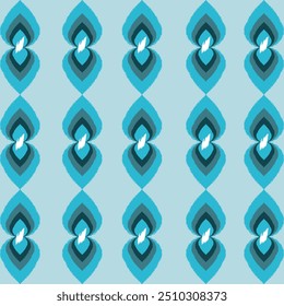 Patrón étnico ikat. hermoso patrón. bordado popular, estilo bohemio, impresión de ornamento de arte geométrico azteca. arte abstracto étnico. Tela sin costuras. diseño para tela, alfombra, Fondo de pantalla, ropa