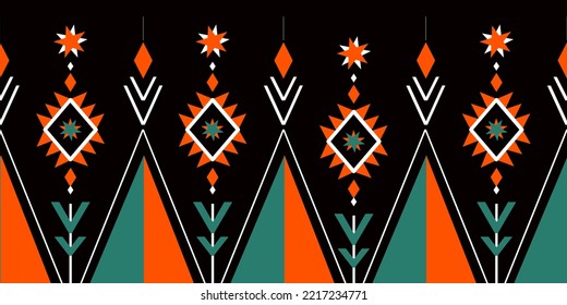 patrones de ikat étnicos geométrico nativo tribal boho motif alfombra de tela textil azteca mandalas flor de india afroamericana