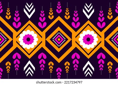 patrones de ikat étnicos geométrico nativo tribal boho motif alfombra de tela textil azteca mandalas flor de india afroamericana