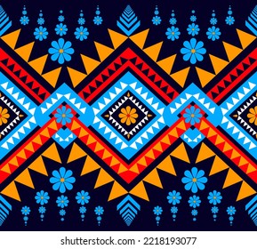 ethnic ikat patterns geometric native tribal boho motif aztec textile fabric carpet mandalas african American india flower