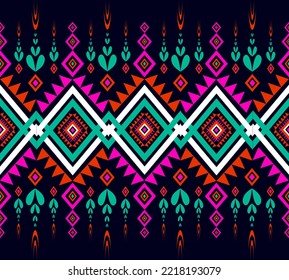 patrones de ikat étnicos geométrico nativo tribal boho motif alfombra de tela textil azteca mandalas flor de india afroamericana