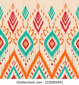 ethnic ikat patterns geometric native tribal boho motif aztec textile fabric carpet mandalas african American india flower