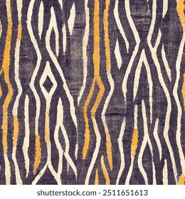 Ethnic Ikat seamless pattern.  Abstract Motif Ikat art. Ikat ethnic tribal, boho colors background art. Illustration for greeting cards, printing and other design project.