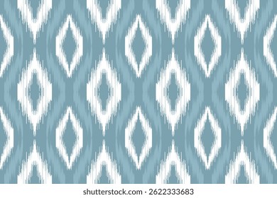 Ethnic ikat seamless pattern abstract pattern vector design for fabric block print