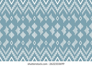 Ethnic ikat seamless pattern abstract pattern vector design for fabric block print