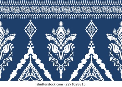 Ethnic ikat seamless pattern, African style, Abstract vector, Chevron embroidery, Paisley embroidery, Navajo aboriginal pattern, Aztec and tribal motifs, geometric pattern, Vector hand drawn style.