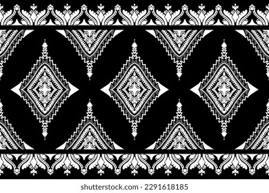 Ethnic ikat seamless pattern, African style, Abstract vector, Chevron embroidery, Paisley embroidery, Navajo aboriginal pattern, Aztec and tribal motifs, geometric pattern, Vector hand drawn style.