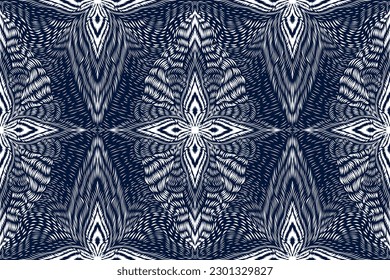 Ethnic ikat seamless pattern, African style, Abstract vector, Chevron embroidery, Paisley embroidery, Navajo aboriginal pattern, Aztec and tribal motifs, geometric pattern, Vector hand drawn style.