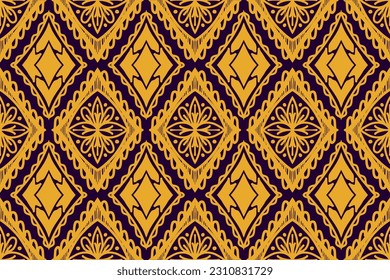 Ethnic ikat seamless pattern, African style, Abstract vector, Chevron embroidery, Paisley embroidery, Navajo aboriginal pattern, Aztec and tribal motifs, geometric pattern, Vector hand drawn style.