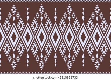Ethnic ikat seamless pattern, African style, Abstract vector, Chevron embroidery, Paisley embroidery, Navajo aboriginal pattern, Aztec and tribal motifs, geometric pattern, Vector hand drawn style.