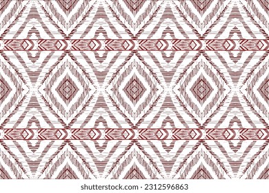 Ethnic ikat seamless pattern, African style, Abstract vector, Chevron embroidery, Paisley embroidery, Navajo aboriginal pattern, Aztec and tribal motifs, geometric pattern, Vector hand drawn style.