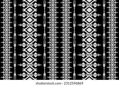 Ethnic ikat seamless pattern, African style, Abstract vector, Chevron embroidery, Paisley embroidery, Navajo aboriginal pattern, Aztec and tribal motifs, geometric pattern, Vector hand drawn style.
