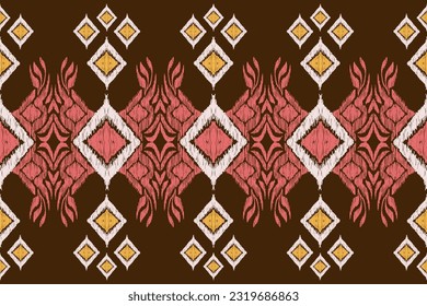 Ethnic ikat seamless pattern, African style, Abstract vector, Chevron embroidery, Paisley embroidery, Navajo aboriginal pattern, Aztec and tribal motifs, geometric pattern, Vector hand drawn style.