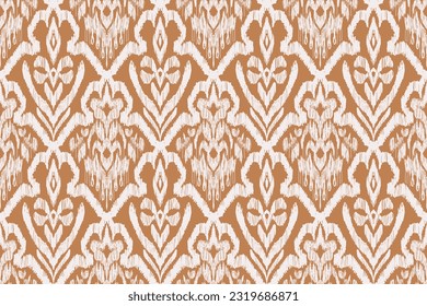 Ethnic ikat seamless pattern, African style, Abstract vector, Chevron embroidery, Paisley embroidery, Navajo aboriginal pattern, Aztec and tribal motifs, geometric pattern, Vector hand drawn style.