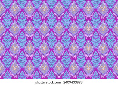 Ethnische kat nahtlose Muster, afrikanischer Stil, abstrakter Vektor, Chevron Stickerei, Paisley Stickerei, Navajo aborigines Muster, Aztec und Stammesmotive, geometrisches Muster, handgezeichneter Vektor.
