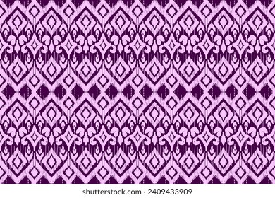 Ethnic ikat seamless pattern, African style, Abstract vector, Chevron embroidery, Paisley embroidery, Navajo aboriginal pattern, Aztec and tribal motifs, geometric pattern, Vector hand drawn style.