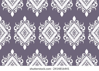 Ethnic ikat seamless pattern, African style, Abstract vector, Chevron embroidery, Paisley embroidery, Navajo aboriginal pattern, Aztec and tribal motifs, geometric pattern, Vector hand drawn style.