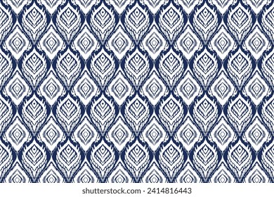 Ethnic ikat seamless pattern, African style, Abstract vector, Chevron embroidery, Paisley embroidery, Navajo aboriginal pattern, Aztec and tribal motifs, geometric pattern, Vector hand drawn style.