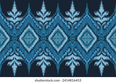 Ethnic ikat seamless pattern, African style, Abstract vector, Chevron embroidery, Paisley embroidery, Navajo aboriginal pattern, Aztec and tribal motifs, geometric pattern, Vector hand drawn style.