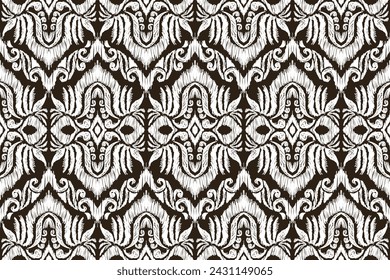 Ethnic ikat seamless pattern, African style, Abstract vector, Chevron embroidery, Paisley embroidery, Navajo aboriginal pattern, Aztec and tribal motifs, geometric pattern, Vector hand drawn style.