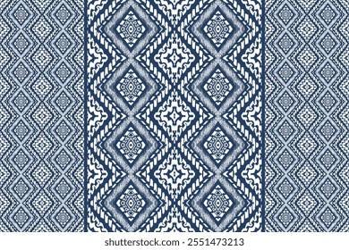 Ethnic ikat seamless pattern, African style, Abstract vector, Chevron embroidery, Paisley embroidery, Navajo aboriginal pattern, Aztec and tribal motifs, Vector hand drawn style.