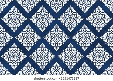 Ethnic ikat seamless pattern, African style, Abstract vector, Chevron embroidery, Paisley embroidery, Navajo aboriginal pattern, Aztec and tribal motifs, Vector hand drawn style.